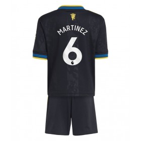 Dětské fotbalový komplet Manchester United Lisandro Martinez #6 Tretí košile 2025-26 Krátkým Rukávem